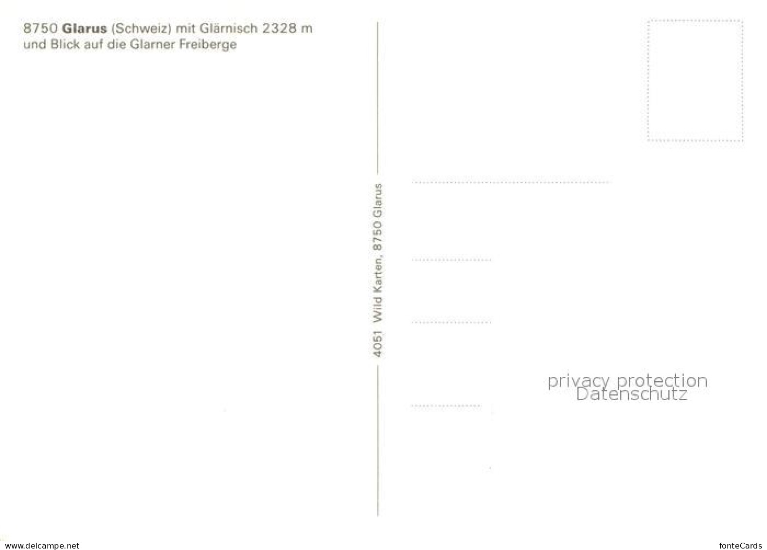 13627539 Glarus GL Mit Glaernisch Und Glarner Freiberge Glarus GL - Altri & Non Classificati