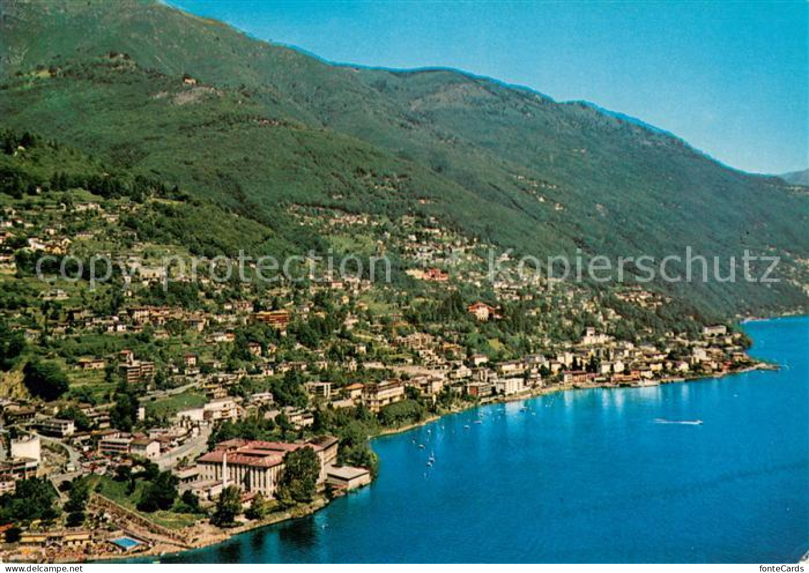 13627097 Brissago Lago Maggiore Fliegeraufnahme Brissago Lago Maggiore - Other & Unclassified