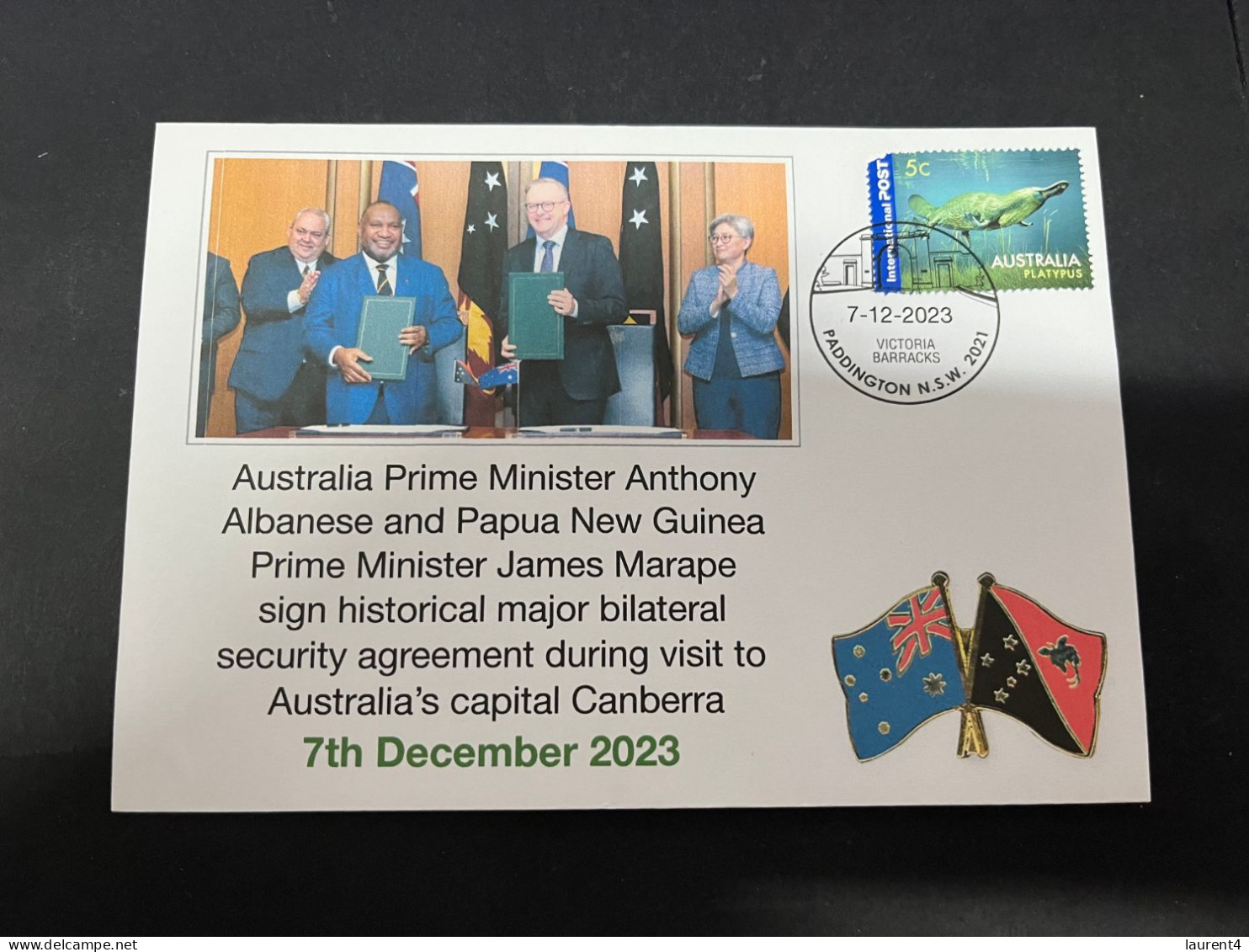 14-5-2024 (5 Z 7) Australia & Papua New Guinea PM Leaders Meeting In Canberra (7-12-2023) - Militares