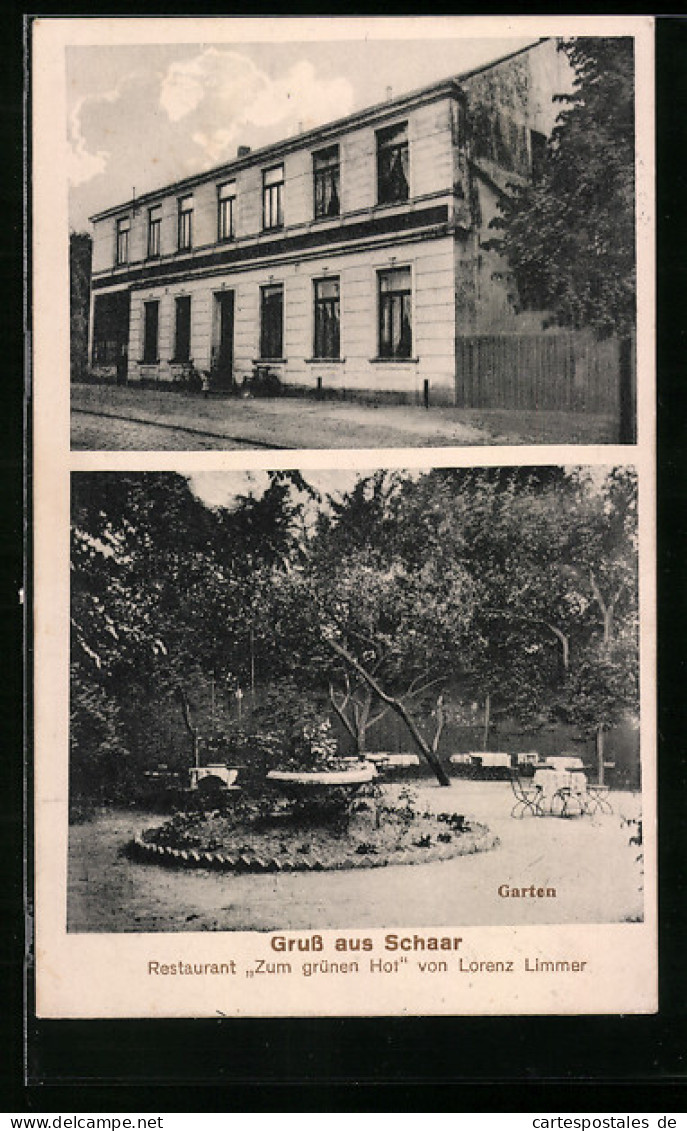 AK Schaar, Restaurant Zum Grünen Hof Von Lorenz Limmer  - Andere & Zonder Classificatie