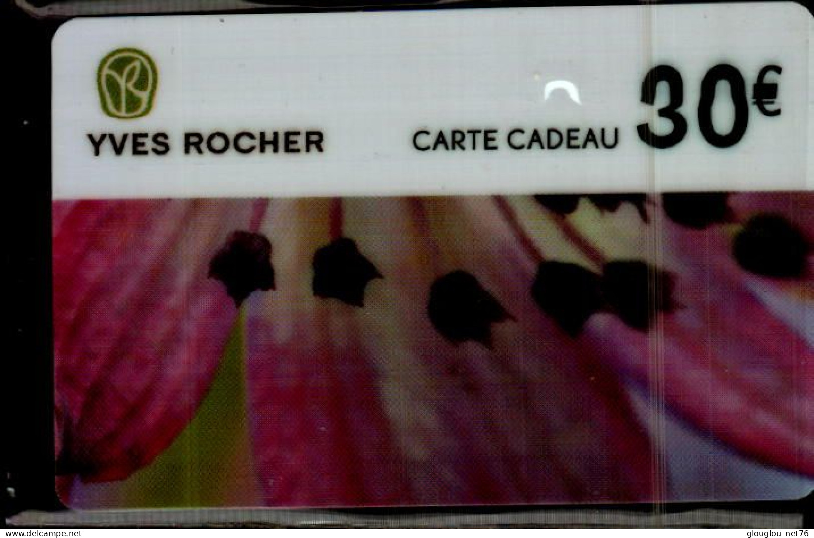 CARTE CADEAU..  30 E....YVES ROCHER.. - Cartes De Fidélité Et Cadeau