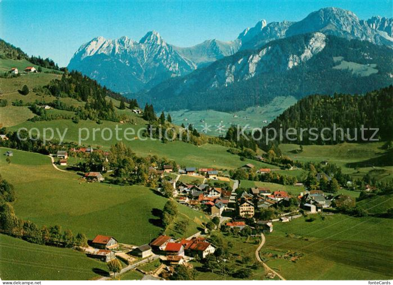 13609577 Rossiniere Fliegeraufnahme Rubly Massif De La Gumfluh Rossiniere - Autres & Non Classés