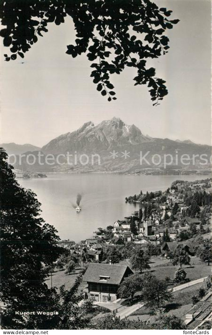 13609287 Weggis Vierwaldstaettersee Mit Pilatus Weggis Vierwaldstaettersee - Andere & Zonder Classificatie