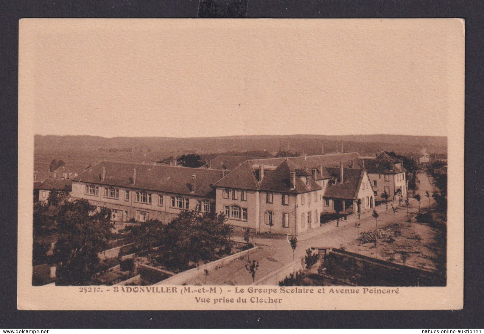 Ansichtskarte Badonviller Frankreich Avenue Poincare Schule Bildung 1940/41 - Other & Unclassified