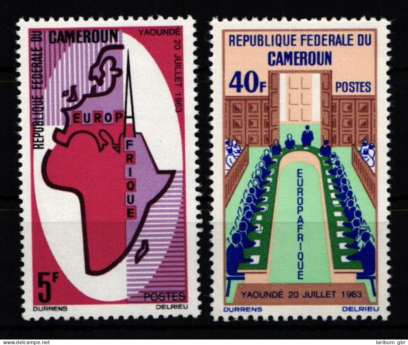 Kamerun 435-436 Postfrisch #JZ583 - Camerún (1960-...)