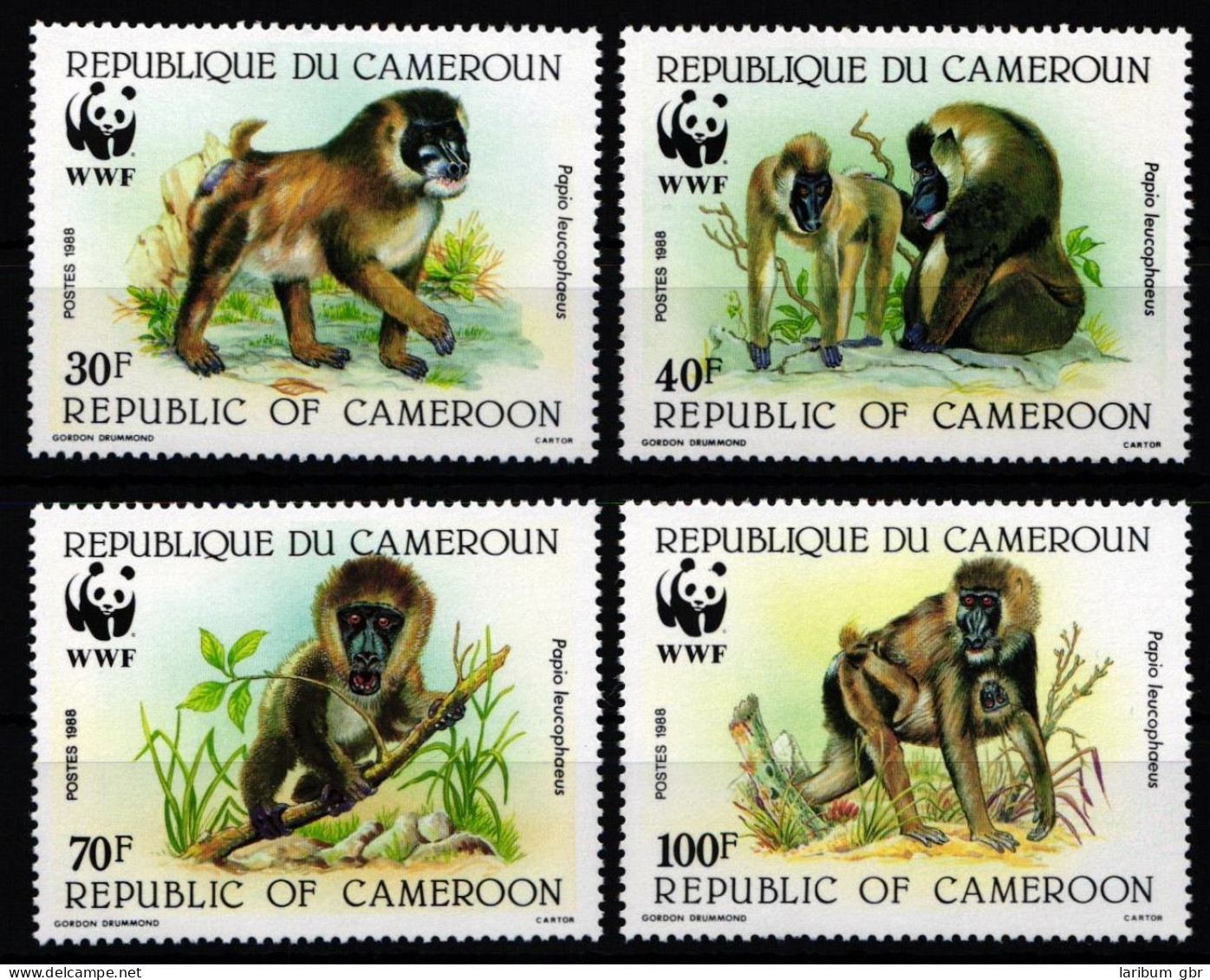Kamerun 1155-1158 Postfrisch #JZ566 - Kamerun (1960-...)