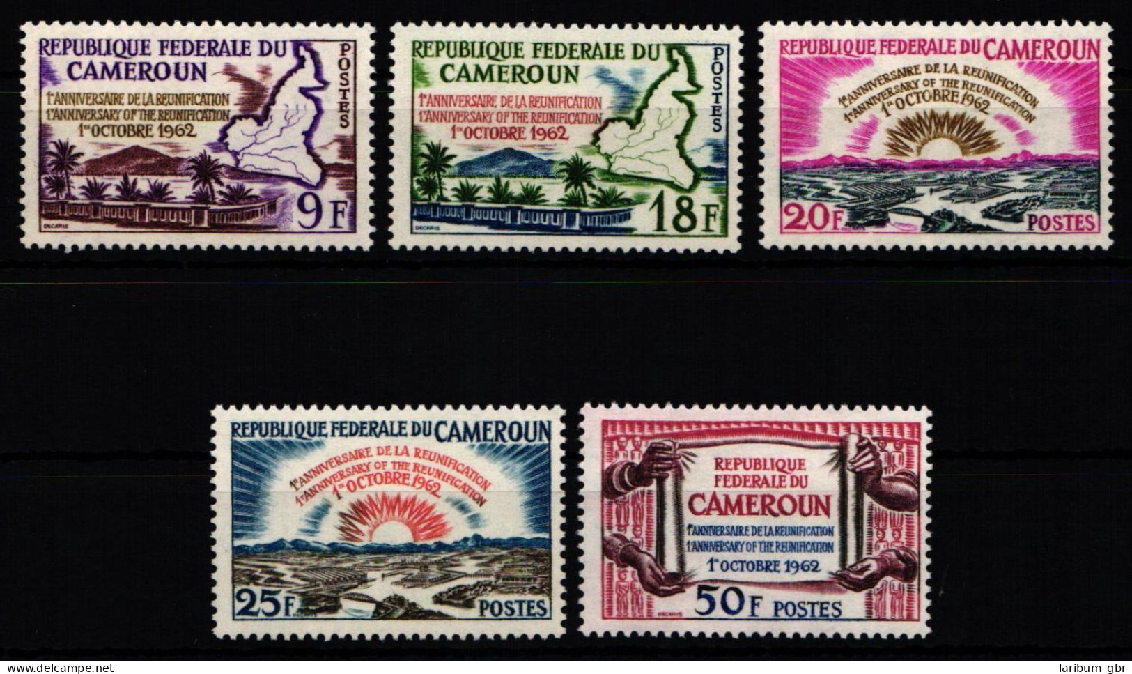 Kamerun 375-379 Postfrisch #JZ595 - Camerún (1960-...)
