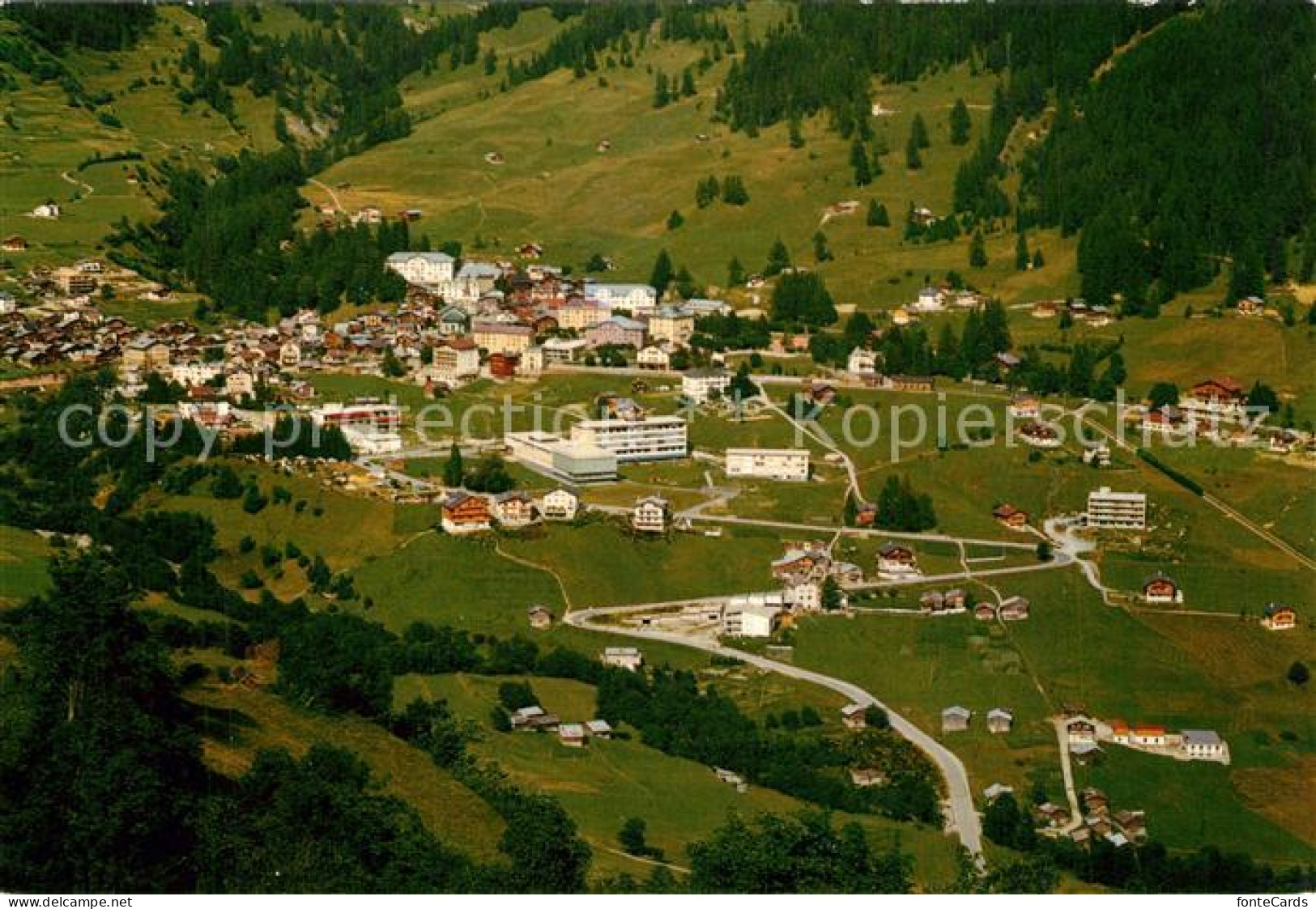 13606347 Leukerbad Fliegeraufnahme Leukerbad - Autres & Non Classés