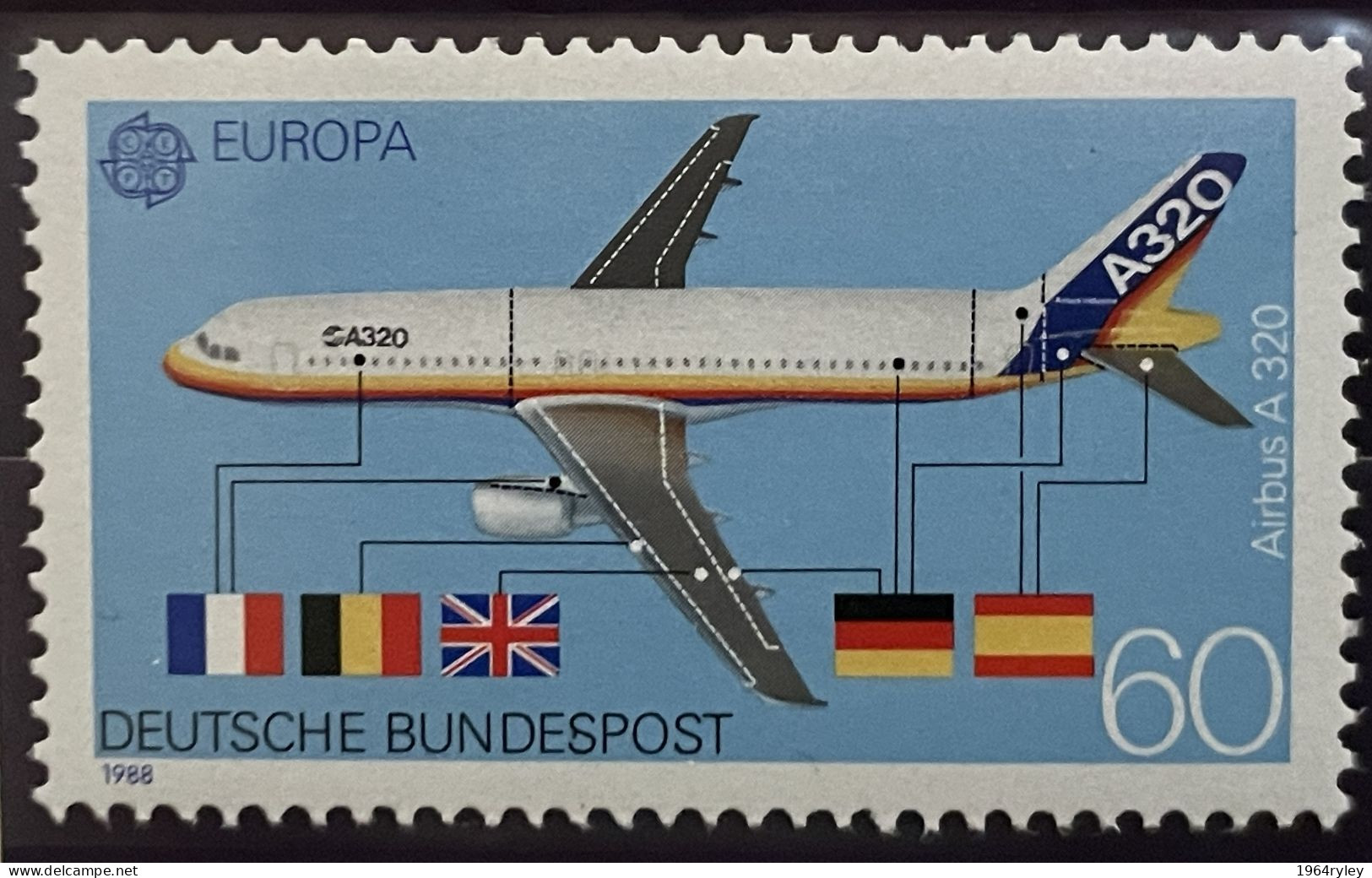 GERMANY - MNH** - 1988 - # 1367/1368 - Unused Stamps