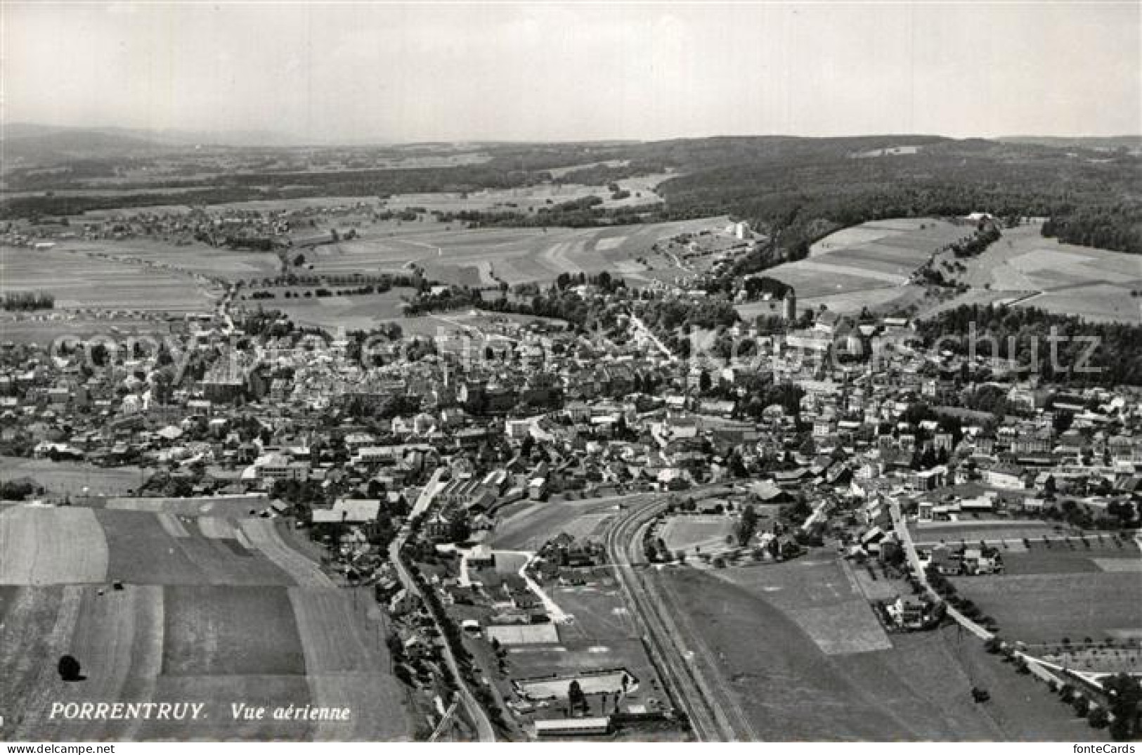 13601759 Porrentruy Fliegeraufnahme Porrentruy - Autres & Non Classés