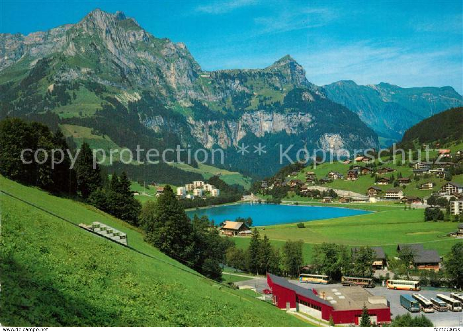 13601507 Engelberg OW Gerschnibahn Und Eugenisee Alpenpanorama Engelberg OW - Andere & Zonder Classificatie