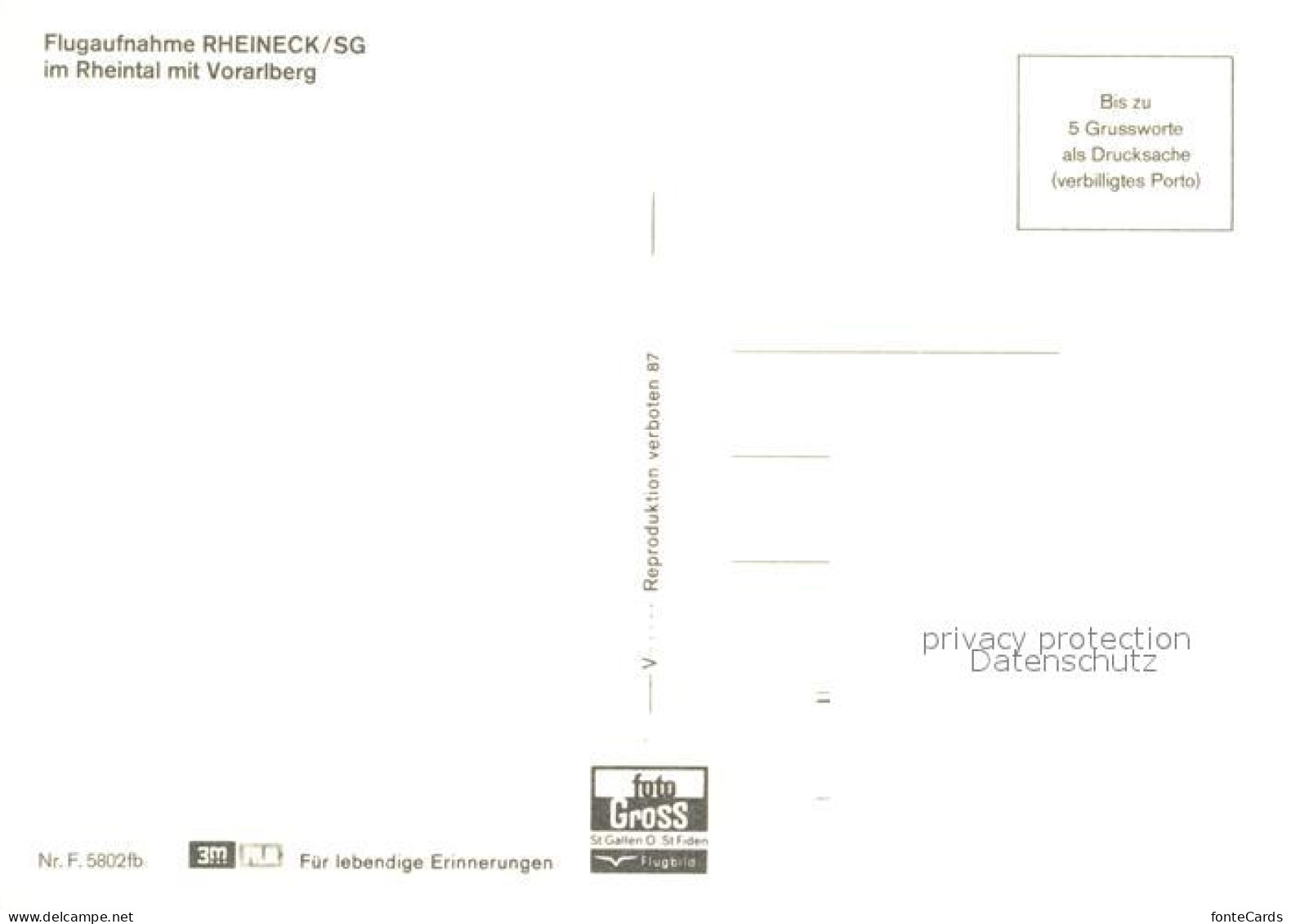 13599539 Rheineck SG Rheintal Vorarlberg Fliegeraufnahme Rheineck SG - Andere & Zonder Classificatie