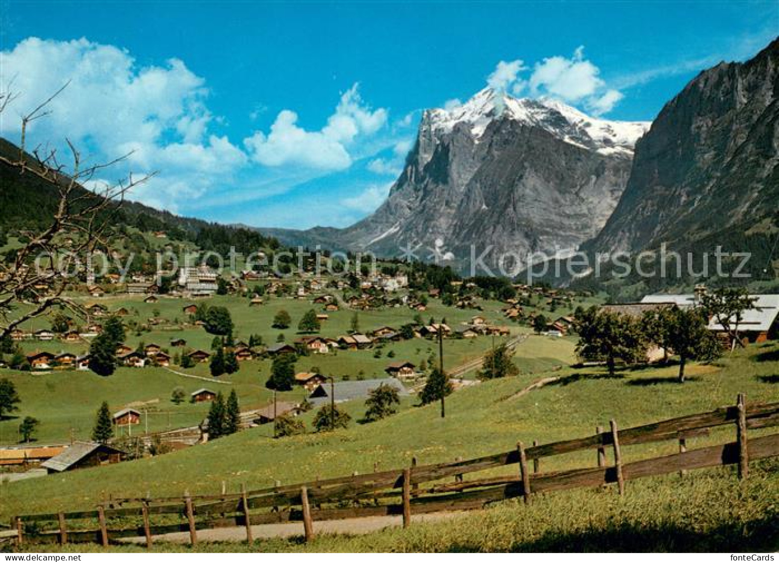 13599387 Grindelwald Mit Wetterhorn Grindelwald - Andere & Zonder Classificatie