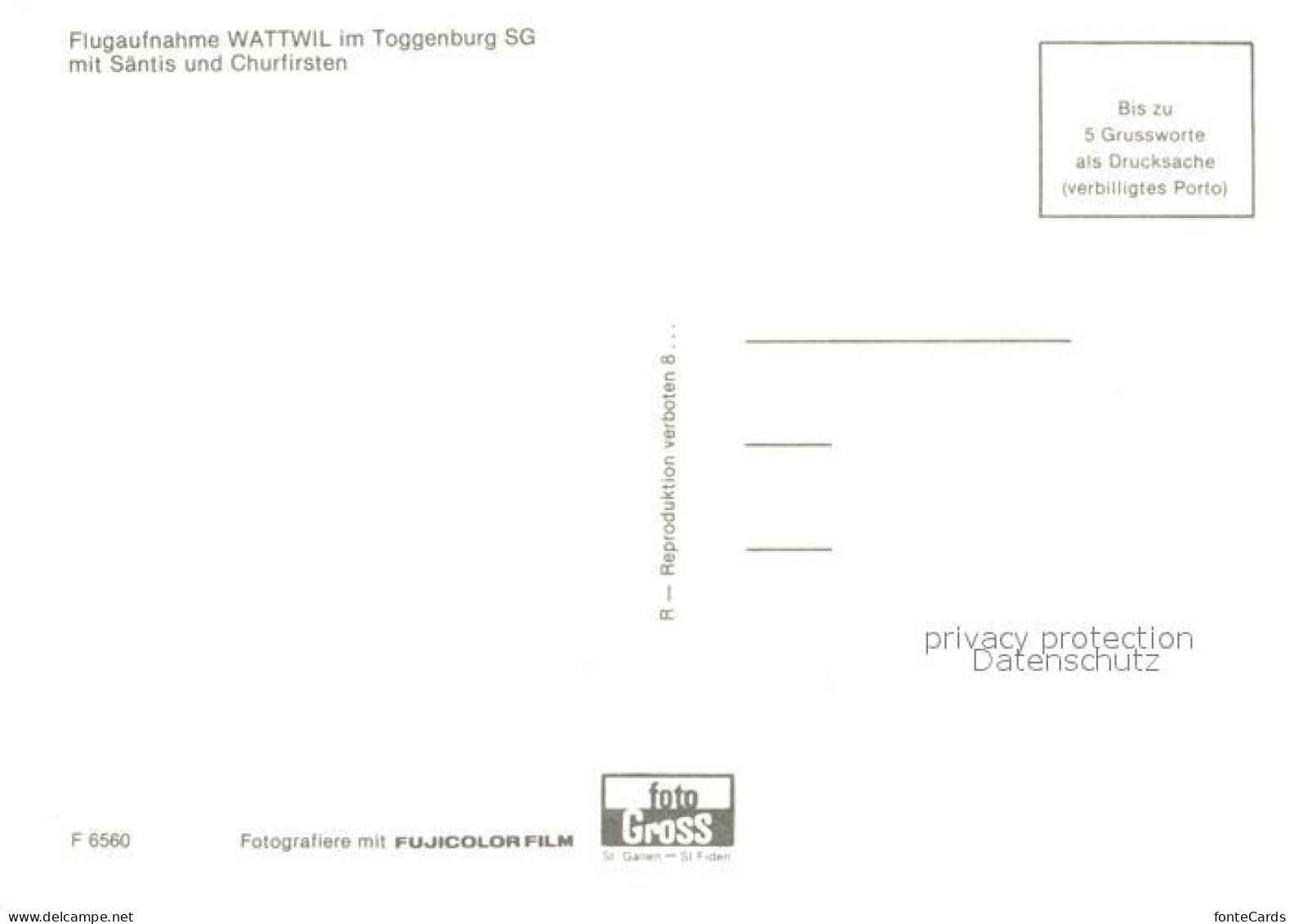 13598997 Wattwil Mit Saentis Und Churfirsten Alpen Fliegeraufnahme Wattwil - Andere & Zonder Classificatie