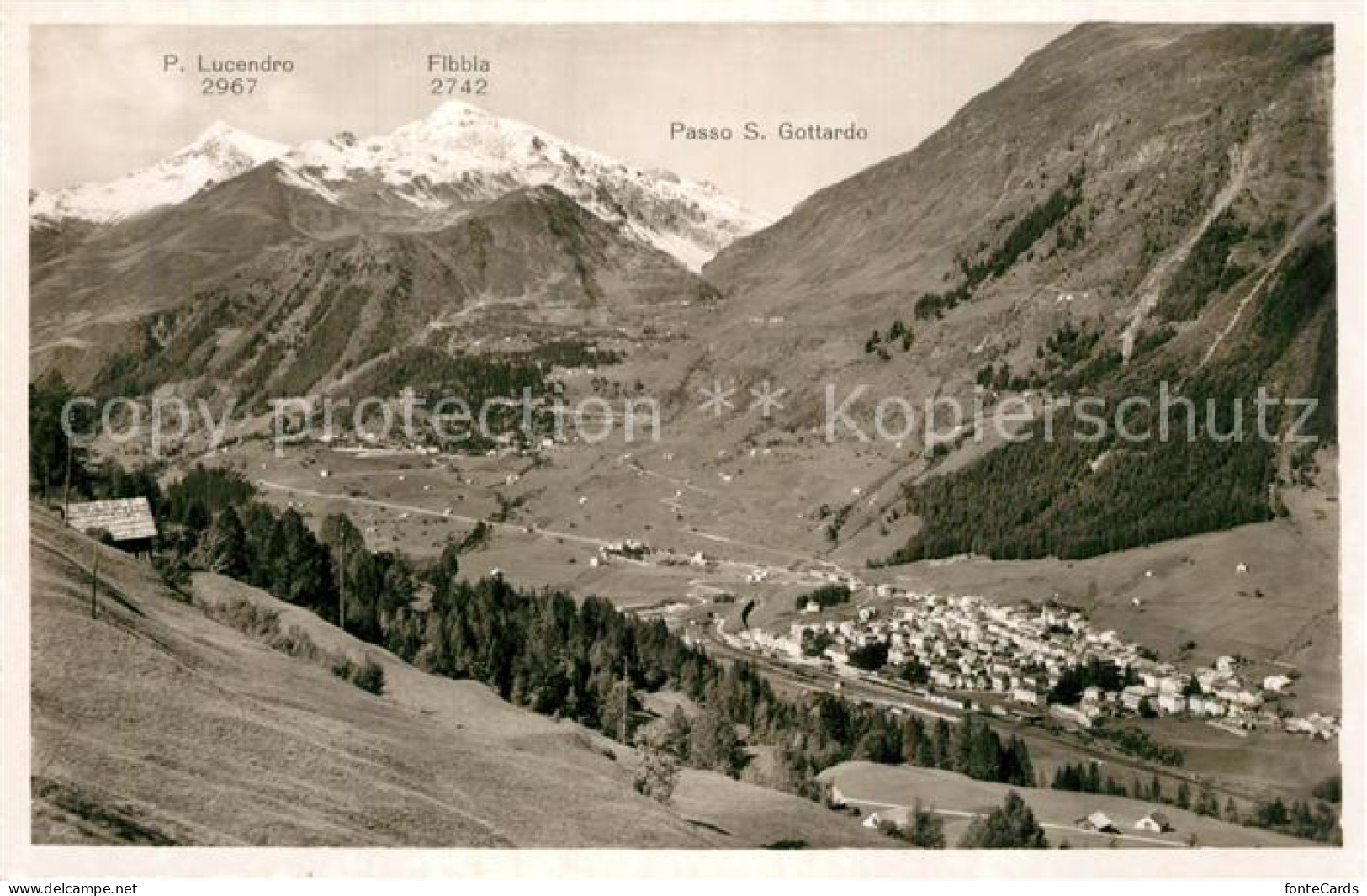13598867 Airolo Panorama Alpen St. Gotthard Pass Airolo - Autres & Non Classés