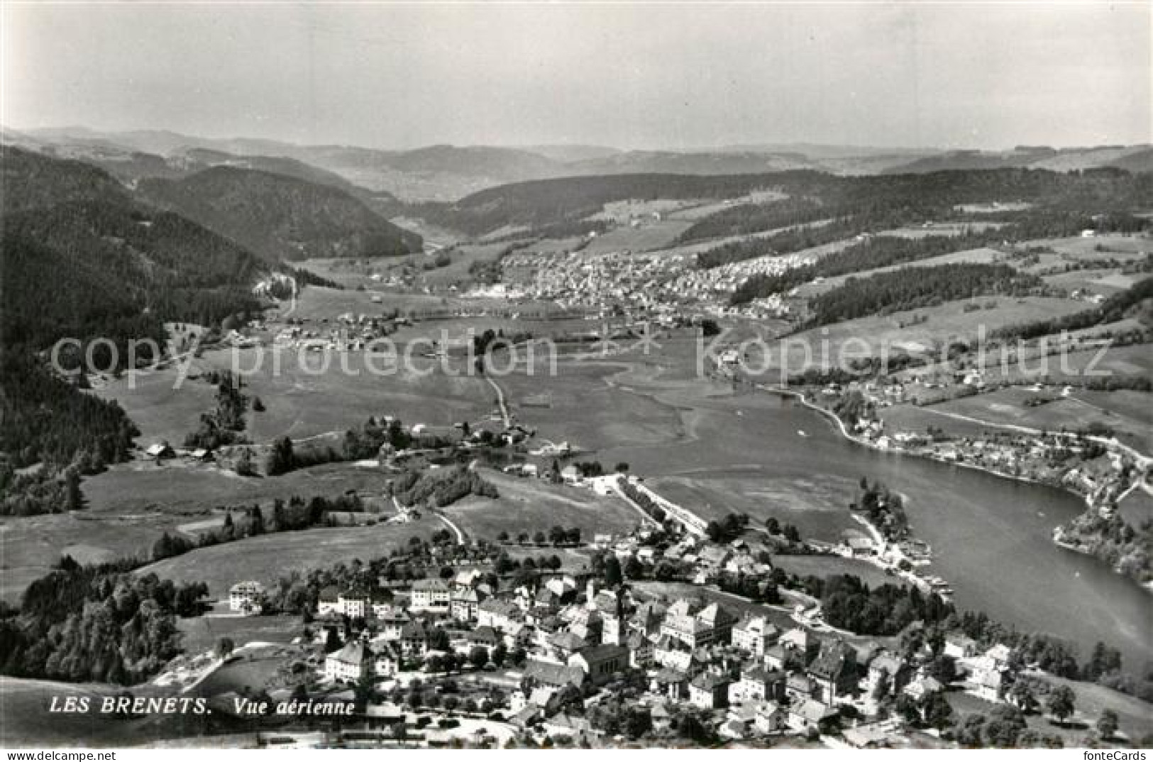 13597417 Les Brenets Vue Aerienne Les Brenets - Altri & Non Classificati