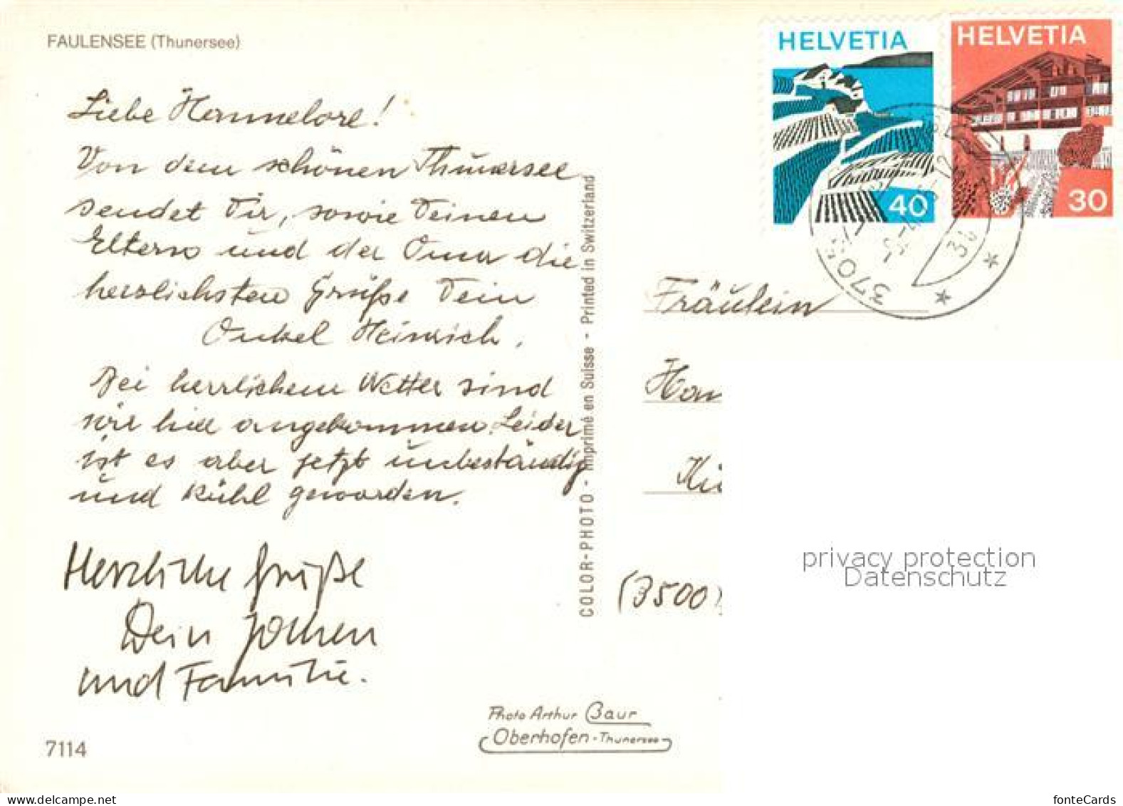 13595049 Faulensee Thunersee  Faulensee Thunersee - Other & Unclassified