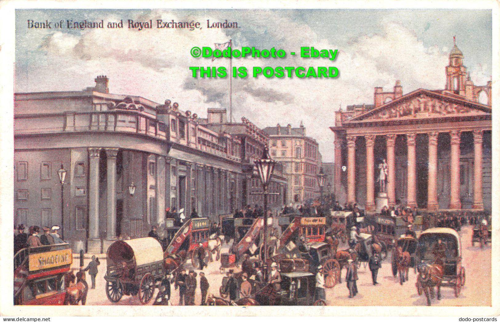R347155 London. Bank Of England And Royal Exchange. Boots Cash Chemists - Other & Unclassified