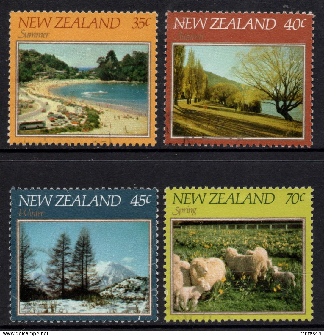 NEW ZEALAND 1982 "SEASONS" SET MVLH - Unused Stamps