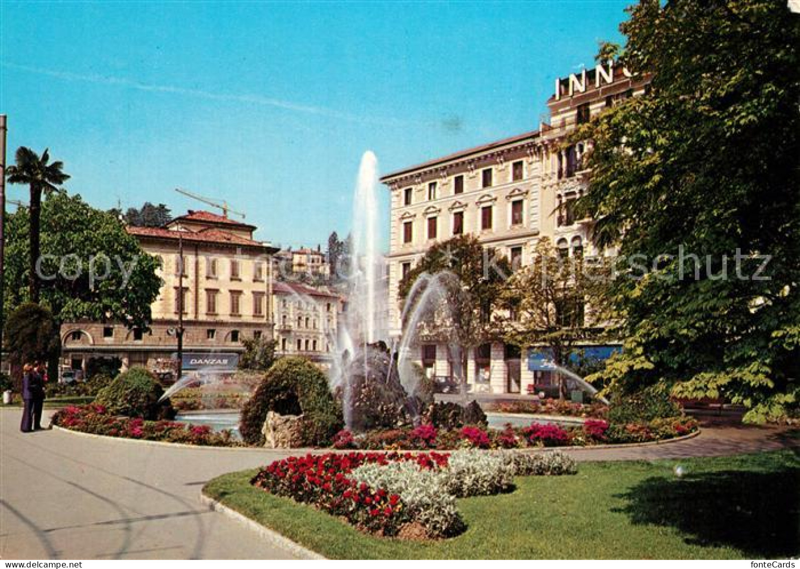 13592309 Lugano Lago Di Lugano Springbrunnen Lugano Lago Di Lugano - Autres & Non Classés