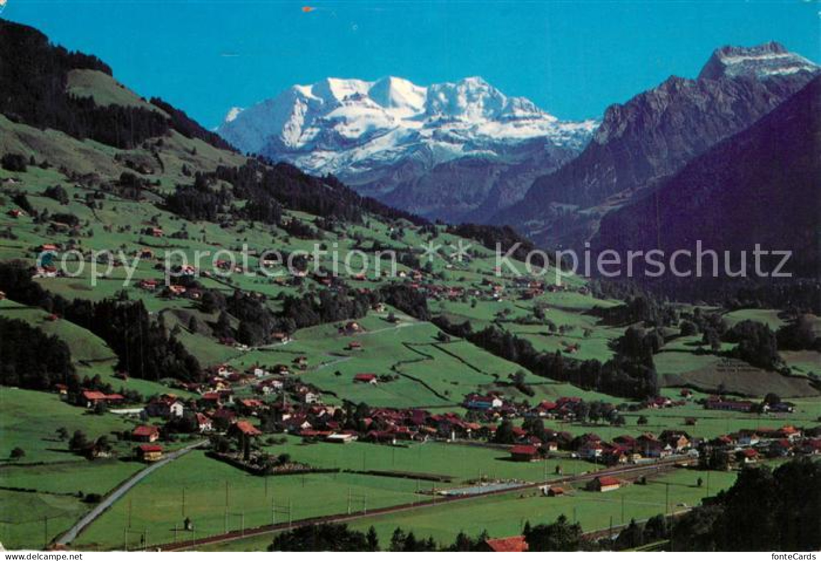 13591237 Reichenbach Kandertal BE Panorama Scharnachtal Berner Alpen Reichenbach - Other & Unclassified