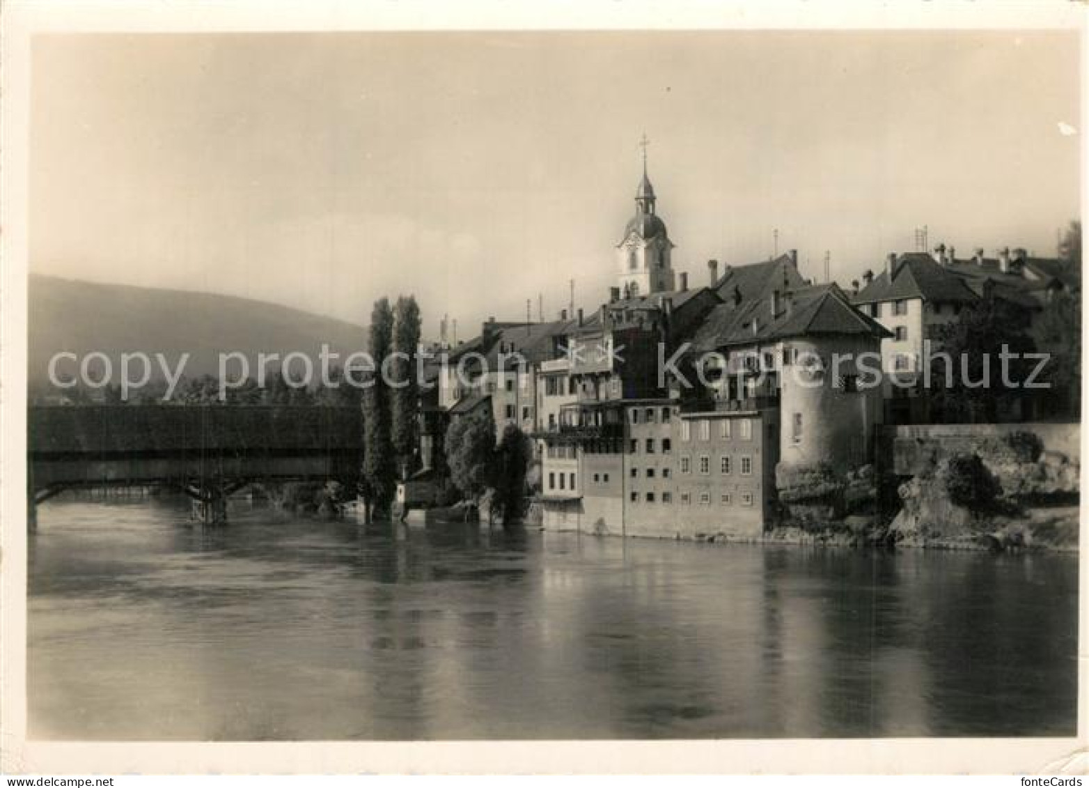 13574269 Olten Altstadt Mit Holzbruecke Ueber Die Aare Olten - Autres & Non Classés