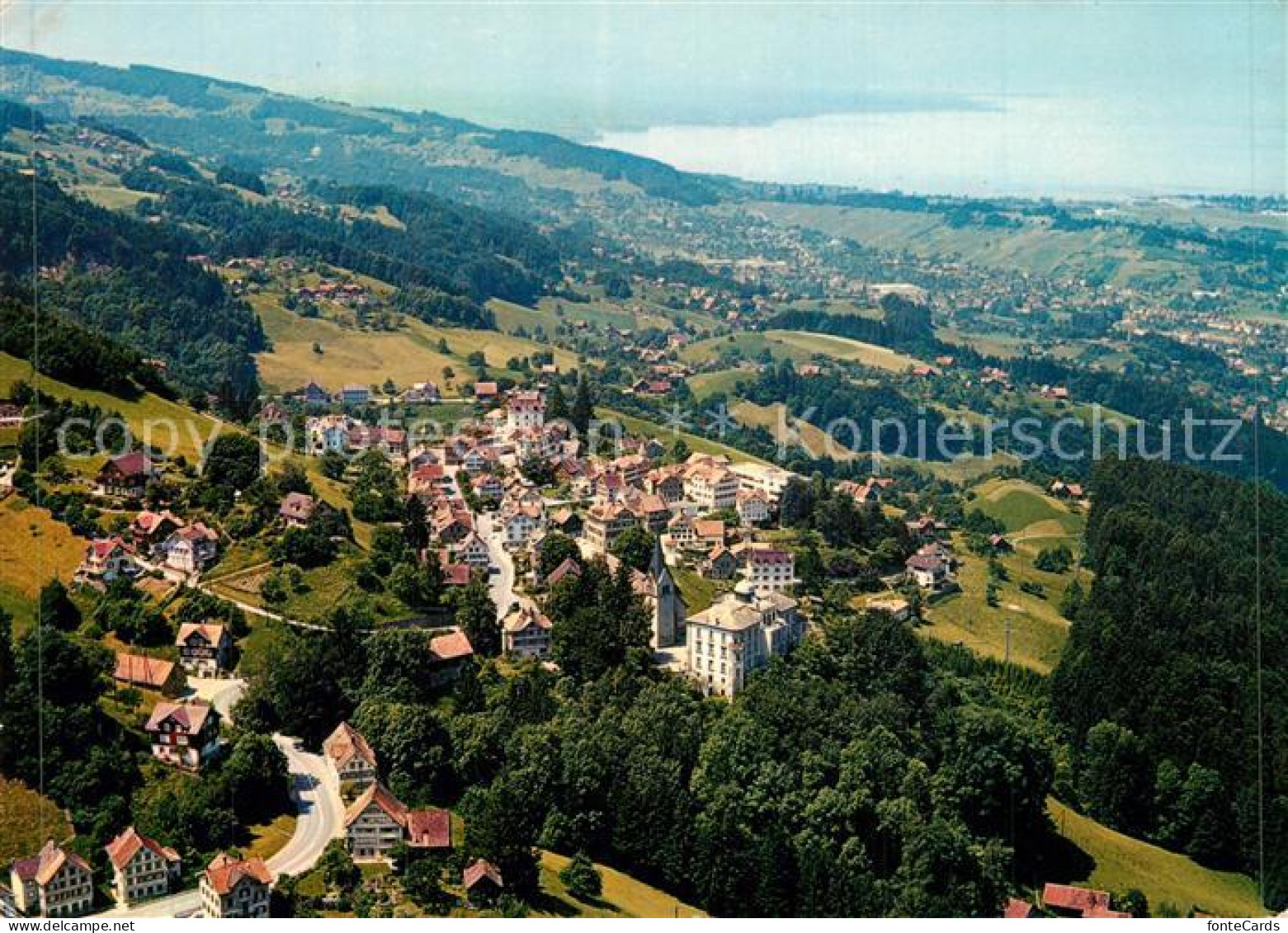 13573539 Walzenhausen AR Panorama Blick Zum Bodensee Fliegeraufnahme Walzenhause - Andere & Zonder Classificatie