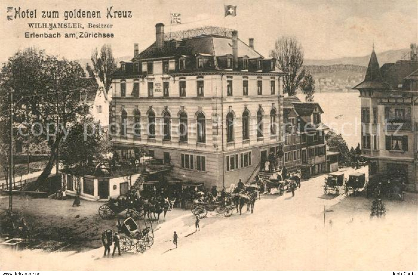 13566917 Erlenbach Zuerichsee Hotel Zum Goldenen Kreuz Erlenbach Zuerichsee - Altri & Non Classificati