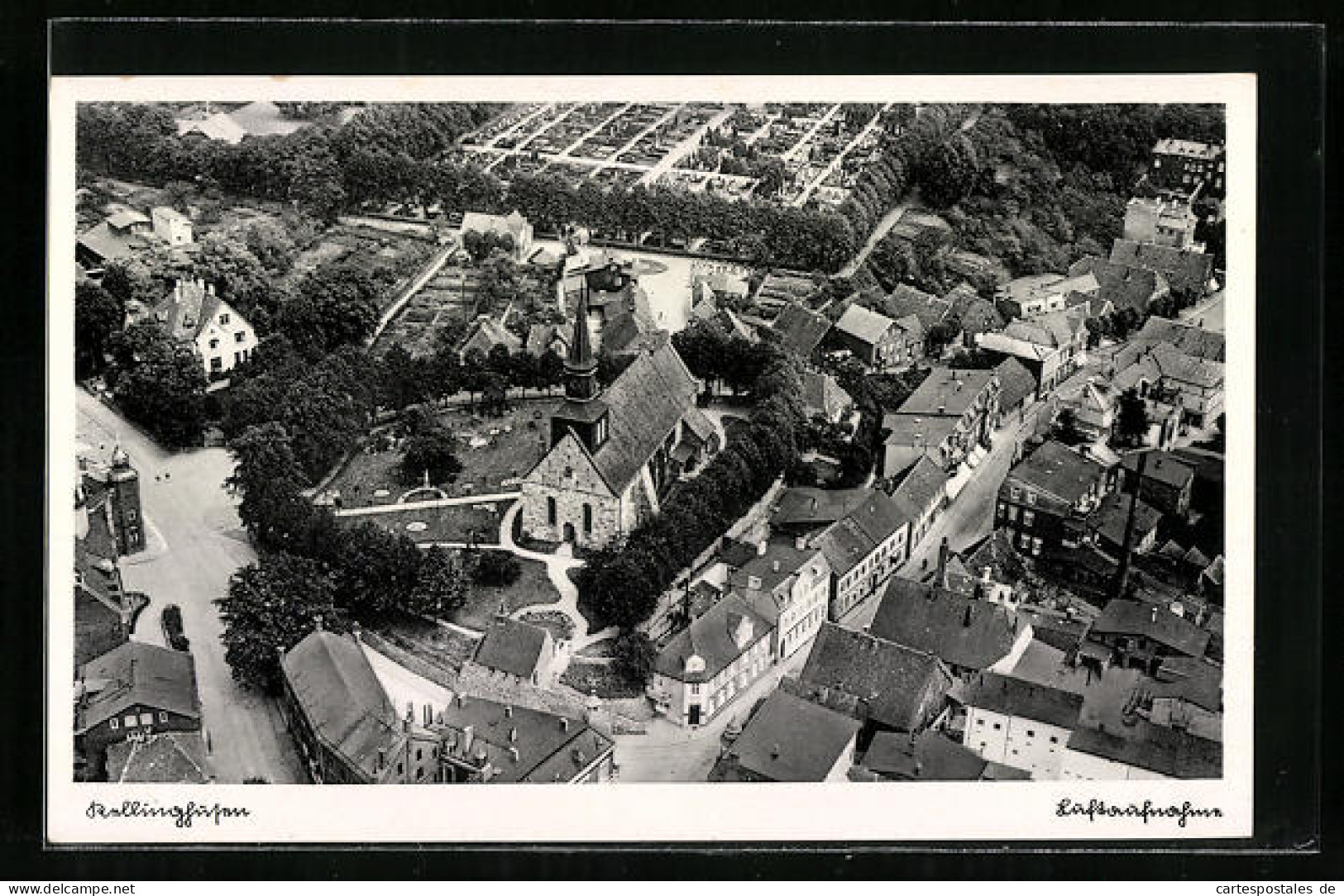 AK Kellinghusen, Fliegeraufnahme Mit Kirche  - Kellinghusen