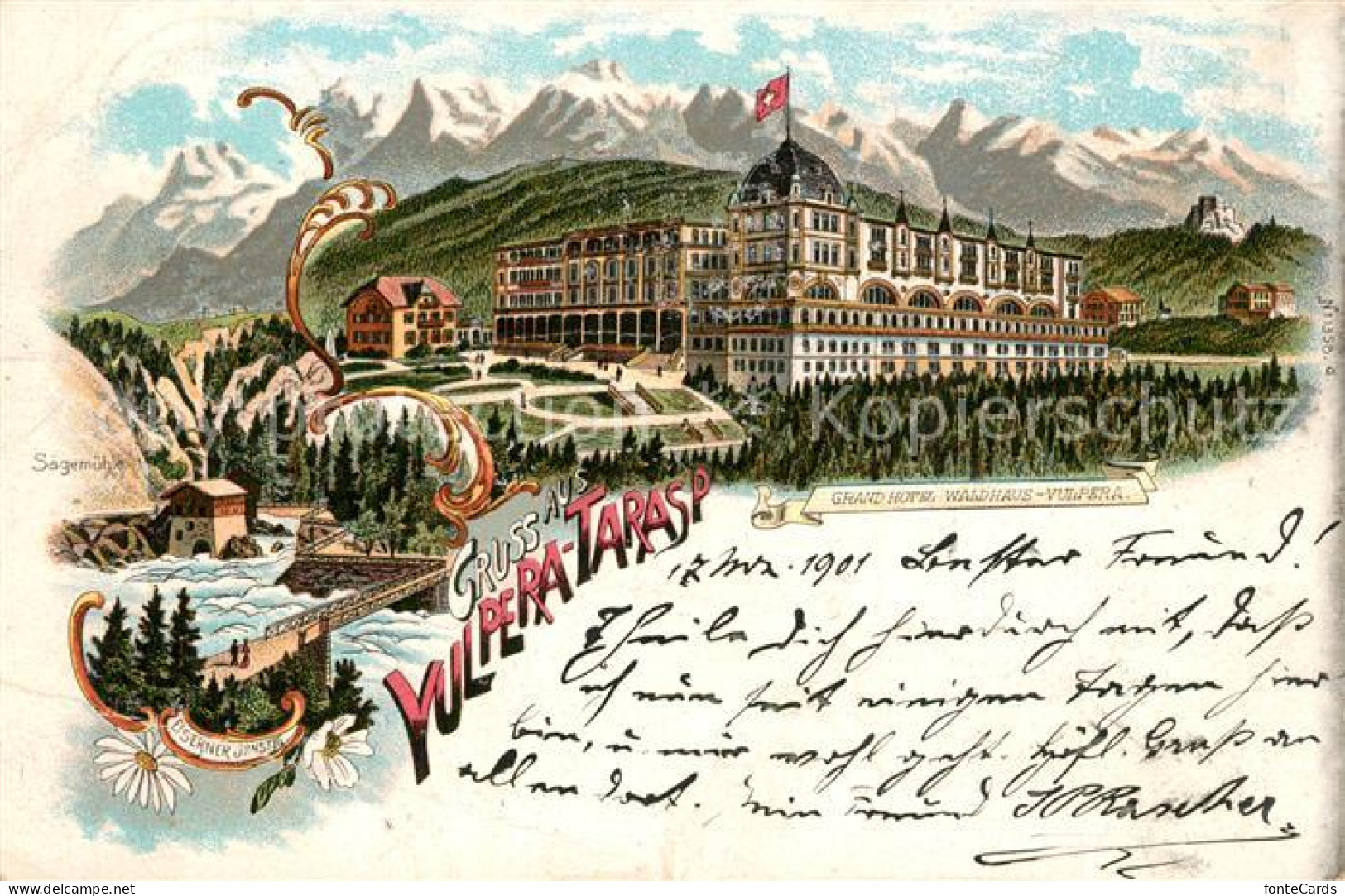 13566887 Tarasp Grand Hotel Waldhaus Tarasp - Andere & Zonder Classificatie