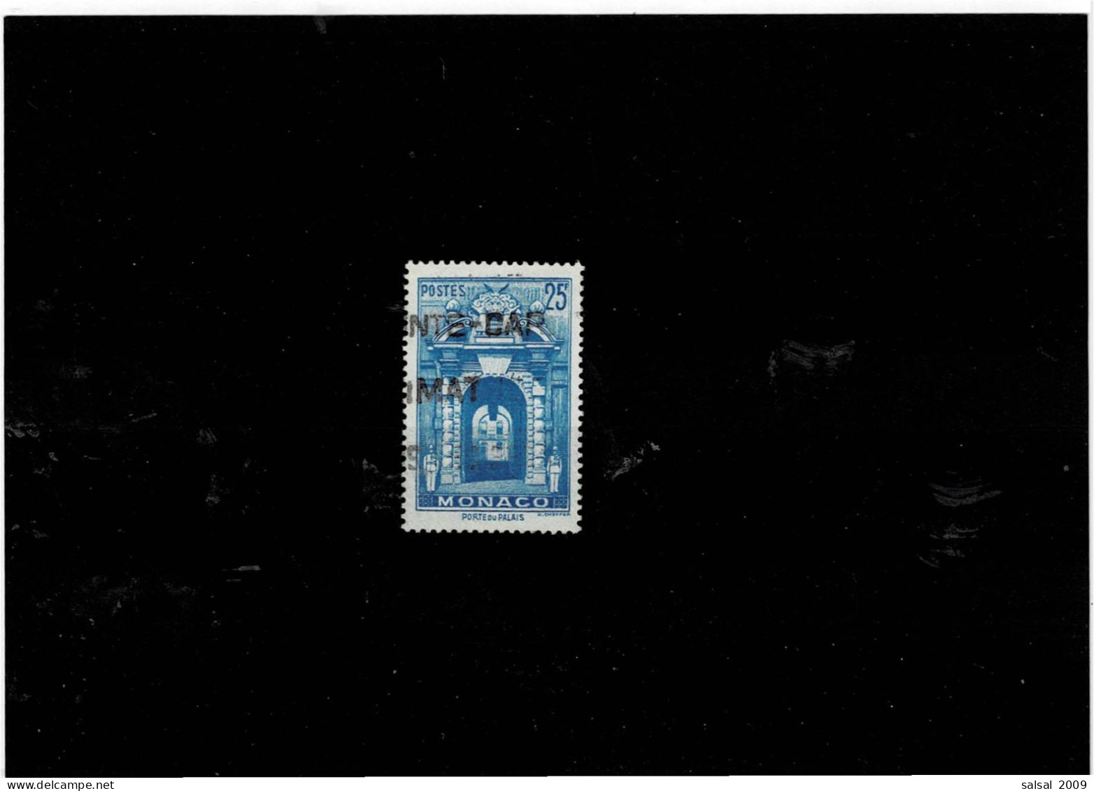 MONACO ,"Vedute" ,25f. Azzurro ,usato ,qualita Ottima - Used Stamps