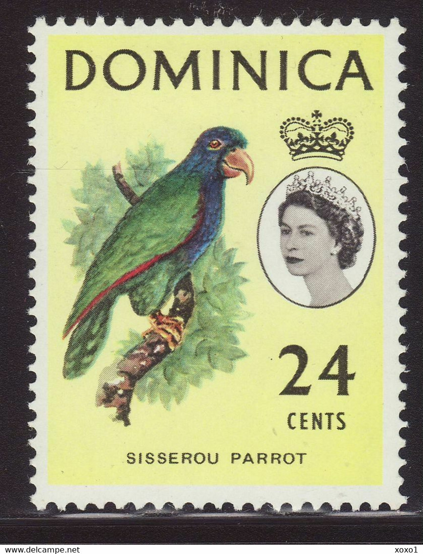 Dominica 1963 MiNr. 160 - 176 Birds Imperial Amazon, Giant Ditch Frog, Kapok Tree, SHIPS 17v  MNH**  50,00 € - Dominica (...-1978)
