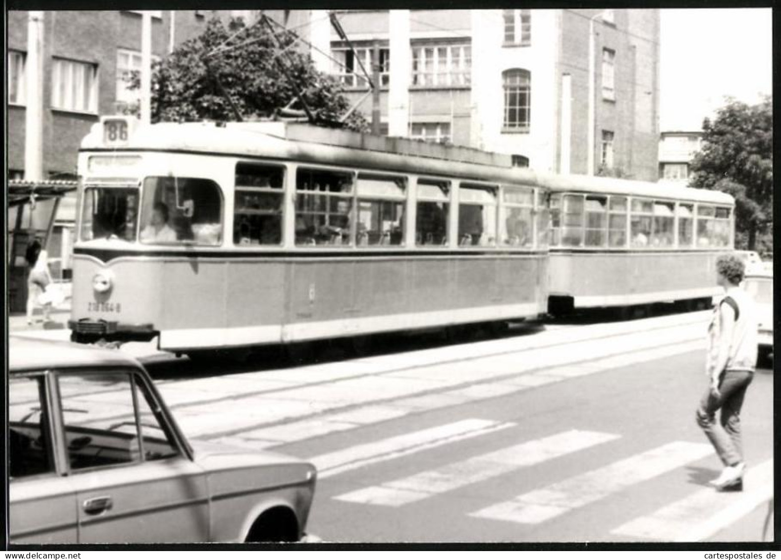 Fotografie Strassenbahn Linie 86 Der BVG In Berlin  - Other & Unclassified