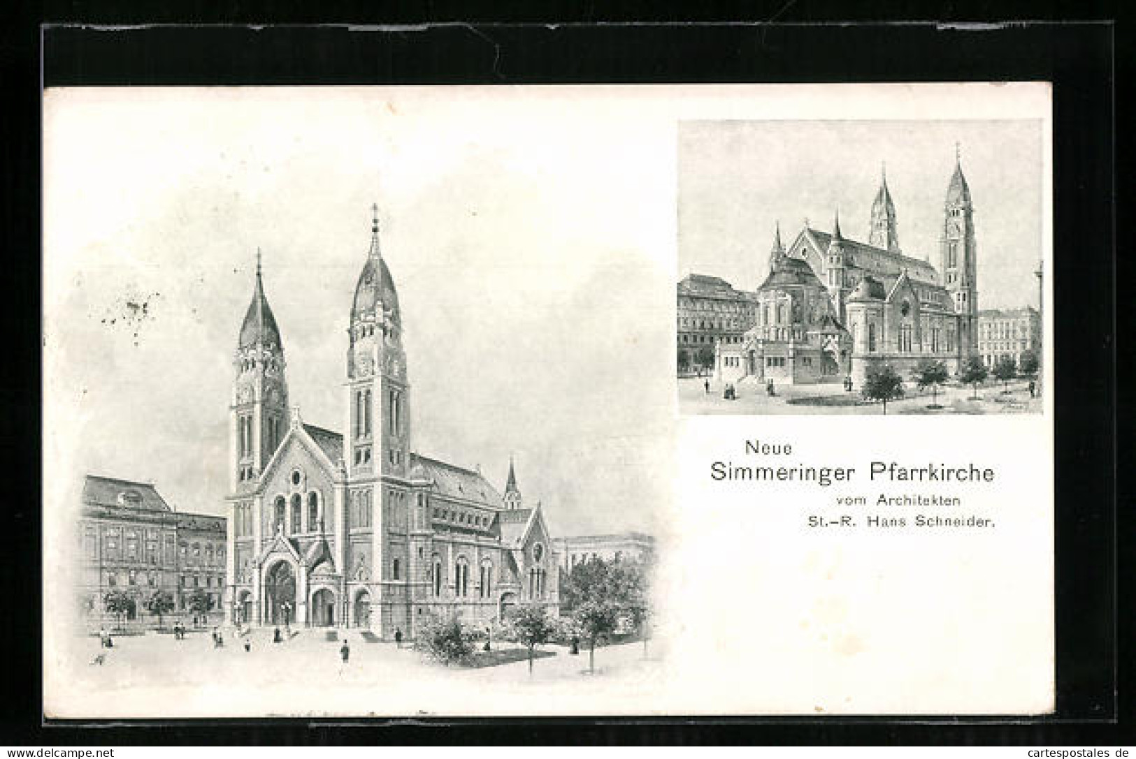 AK Wien, Neue Simmeringer Pfarrkirche  - Andere & Zonder Classificatie