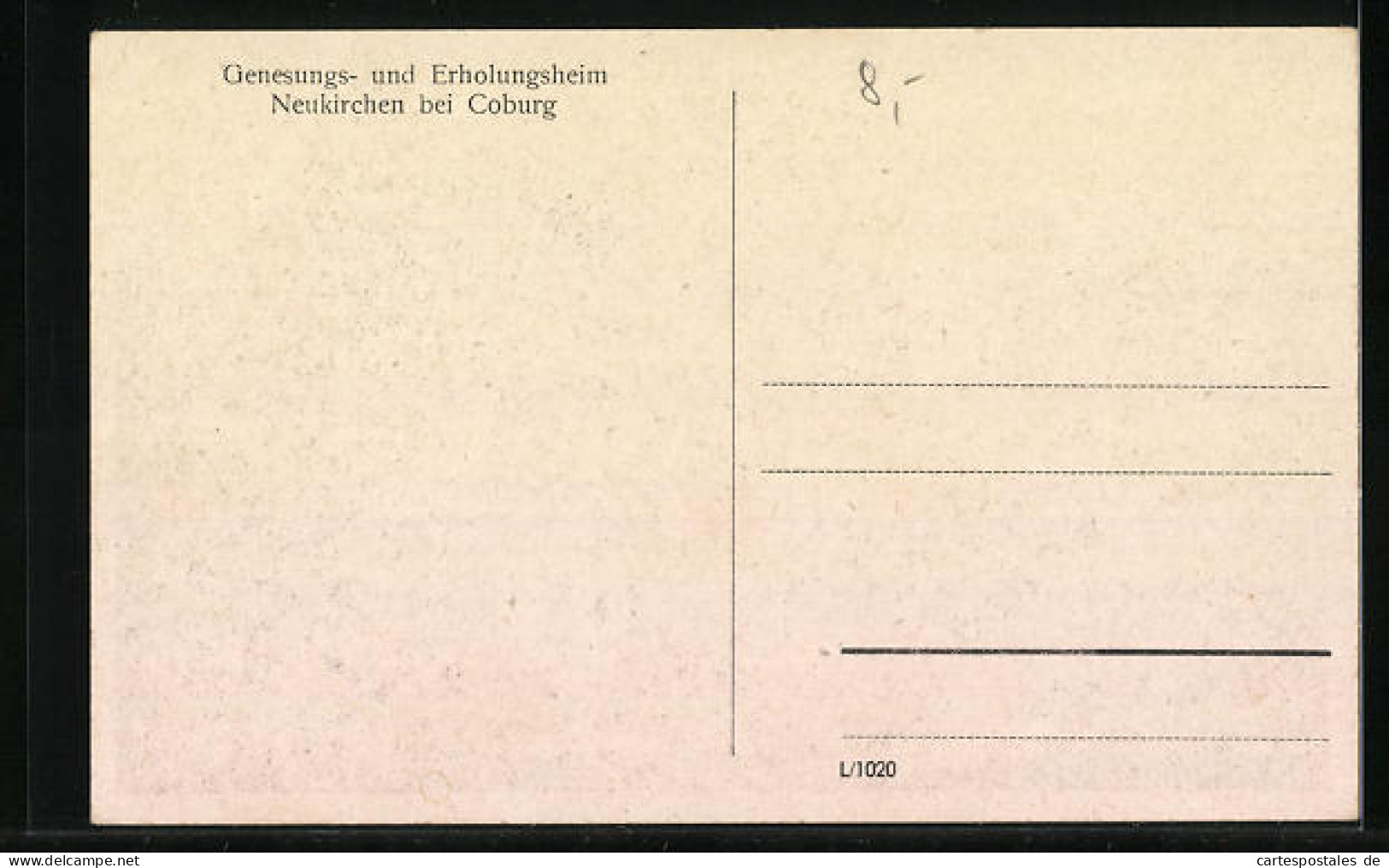 AK Neukirchen, Ansicht Vom Genesungs- Und Erholungsheim  - Other & Unclassified