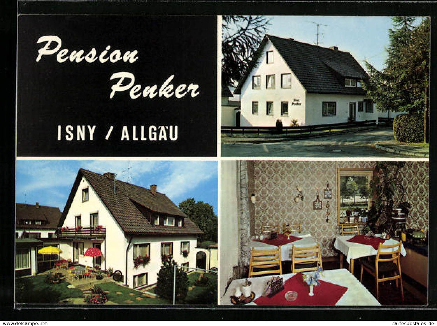 AK Isny /Allg., Pension Penker Mit Terrasse  - Isny