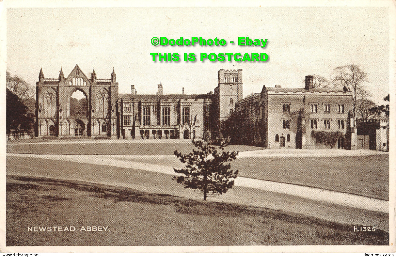 R354029 Newstead Abbey. H. 1325. Photo Brown Postcard. Valentine And Sons - World