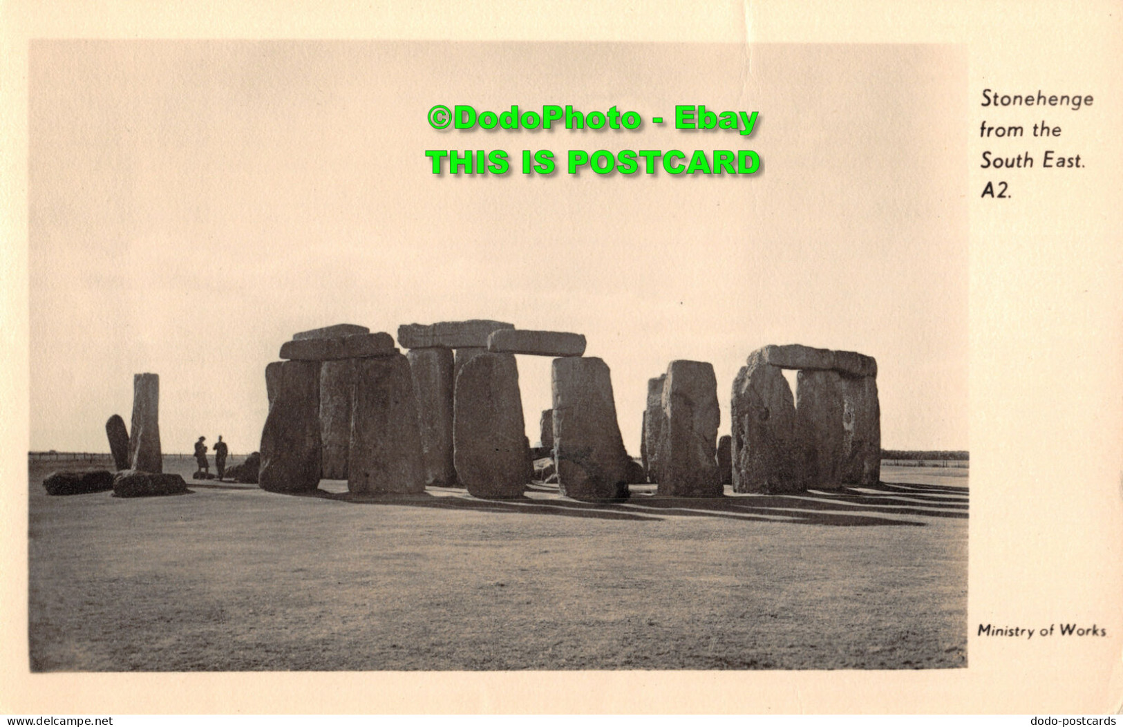 R354032 Stonehenge From The South East A. 2. Ministry Of Works. Crown Copyright - World