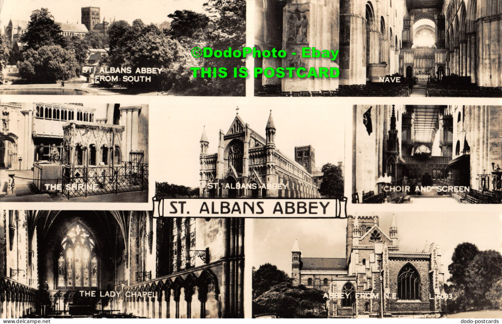 R354039 St. Albans Abbey. Valentine And Sons. RP - World