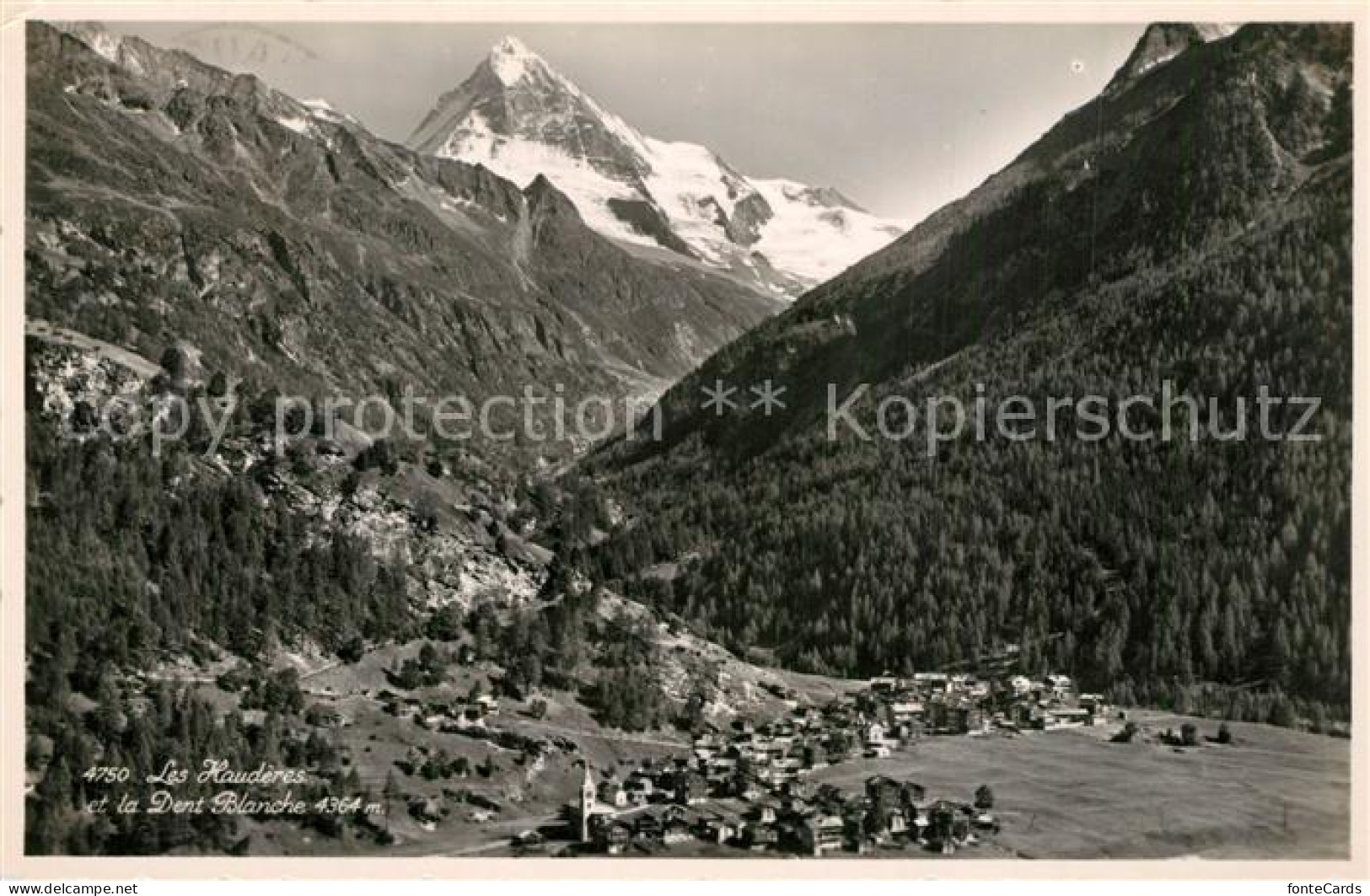 13557869 Les Hauderes Dent Blanche  Les Hauderes - Autres & Non Classés