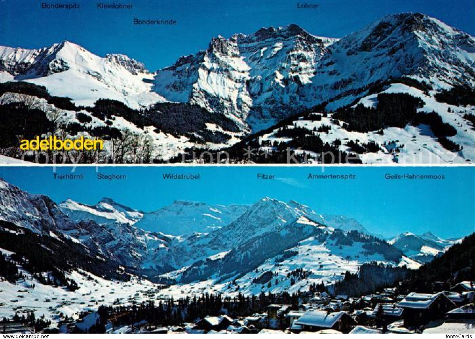 13550599 Adelboden Panorama Berner Oberland Adelboden - Andere & Zonder Classificatie
