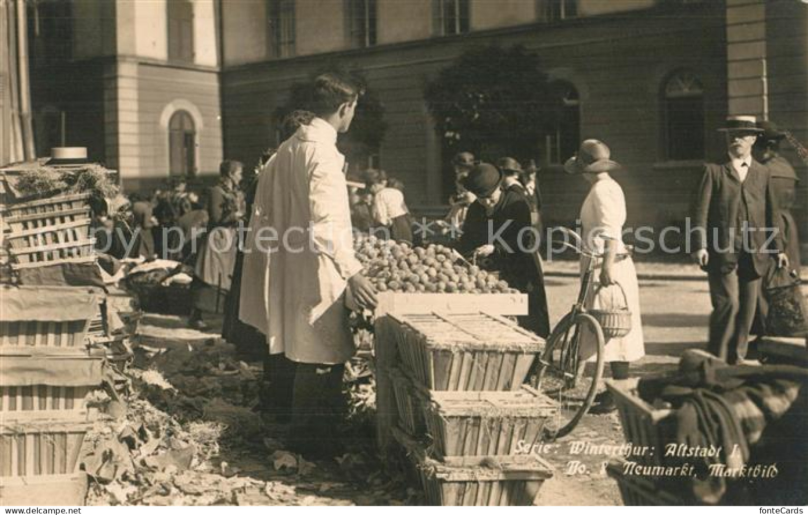 13548209 Winterthur ZH Altstadt Neumarkt Marktbild Winterthur ZH - Andere & Zonder Classificatie