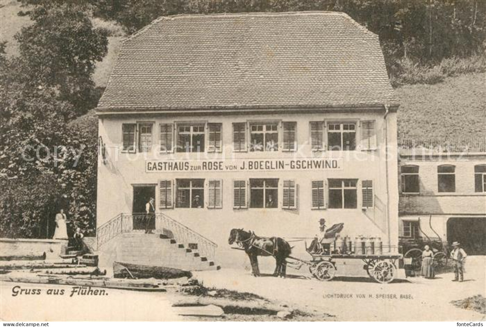 13547719 Flueh Gasthaus Zur Rose  Flueh - Other & Unclassified