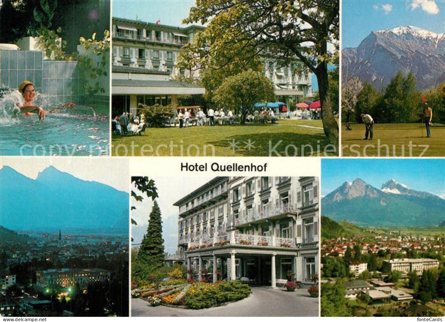 13532157 Bad Ragaz Hotel Quellenhof Swimming Pool Golfplatz Alpen Bad Ragaz - Sonstige & Ohne Zuordnung