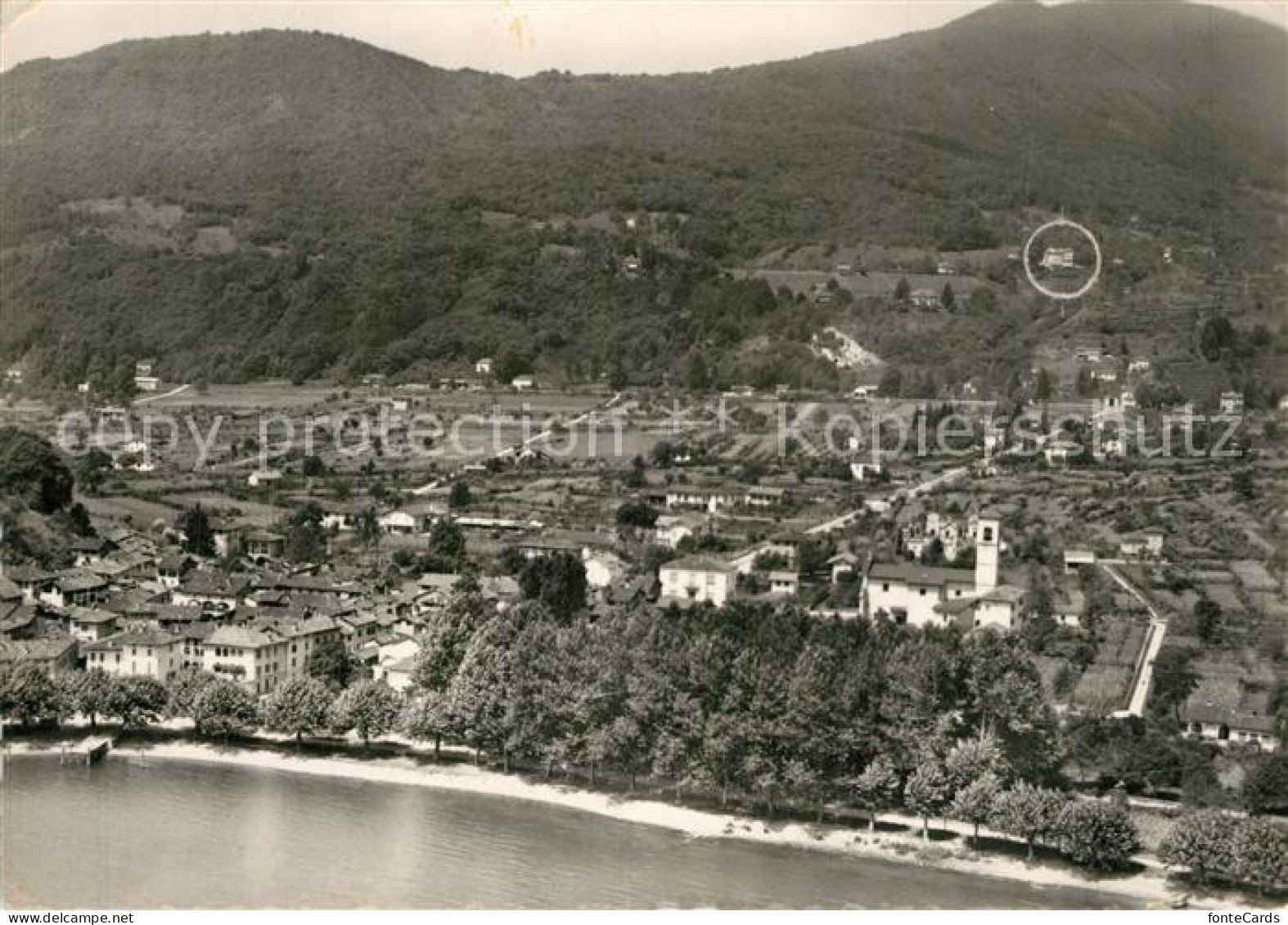 13525947 Lugano Lago Di Lugano Albergo Paladina Pura Fliegeraufnahme Lugano Lago - Andere & Zonder Classificatie