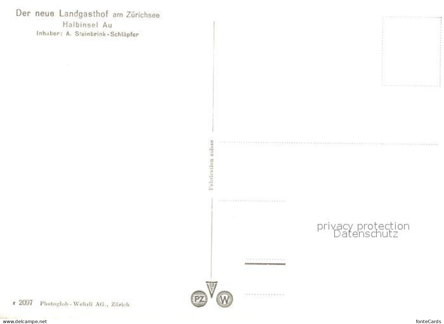 13525907 Waedenswil Landgasthof Am Zuerichsee Halbinsel Au Waedenswil - Andere & Zonder Classificatie