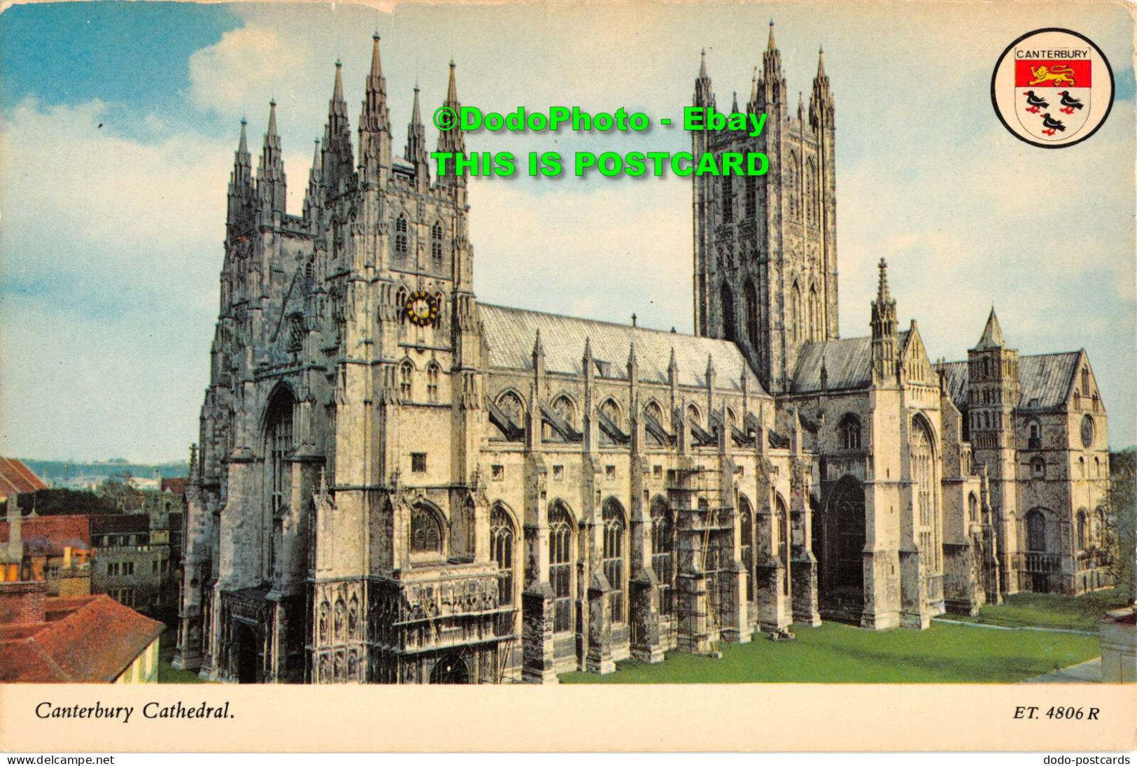 R354155 Canterbury Cathedral. ET. 4806 R. Elgate Postcards - World