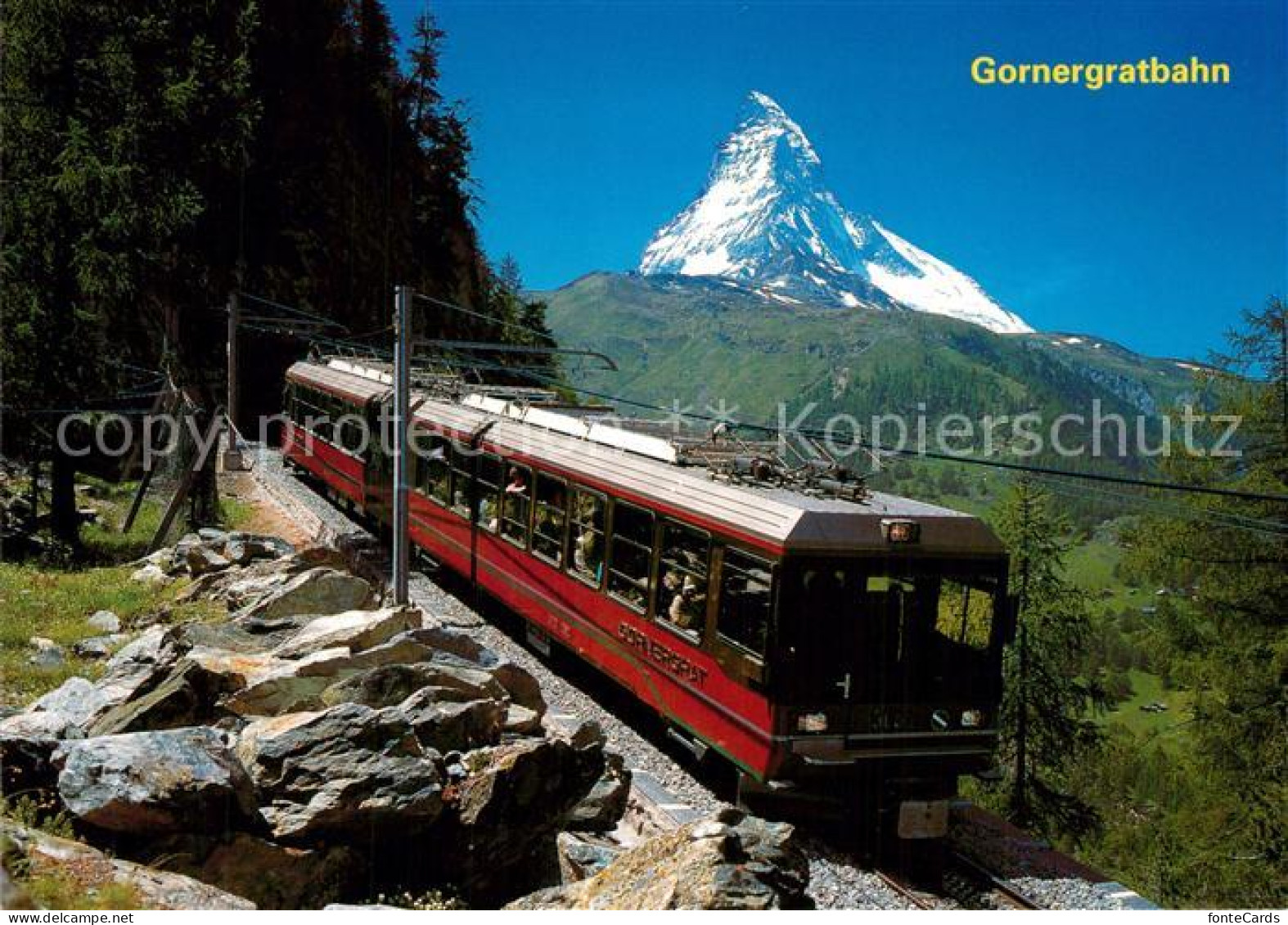 13520297 Gornergratbahn Matterhorn Zermatt Gornergrat Gornergratbahn - Autres & Non Classés