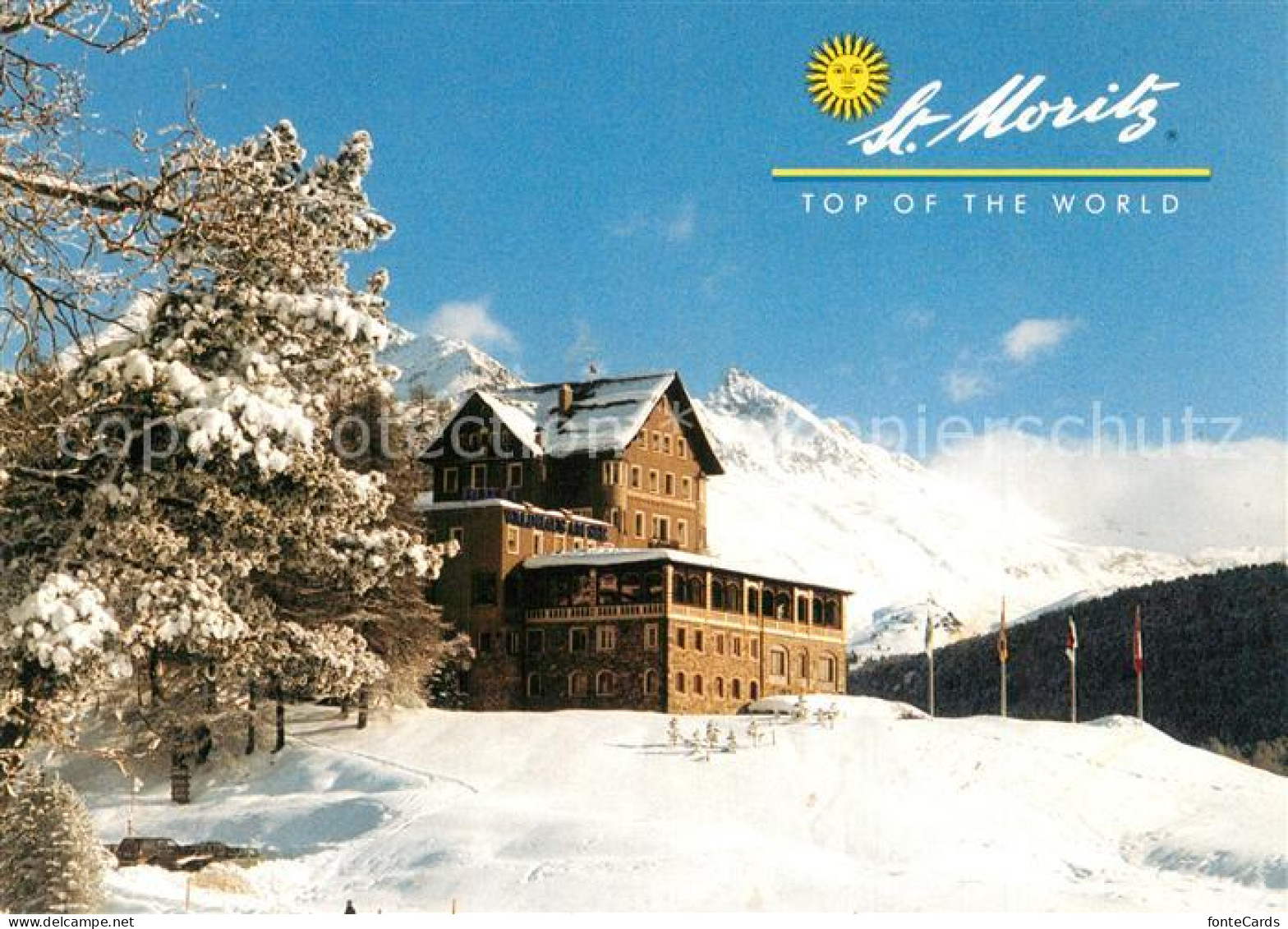 13518897 St Moritz GR Hotel Waldhaus Am See Winterpanorama Alpen St Moritz GR - Other & Unclassified