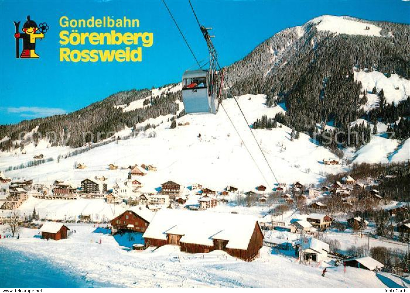 13517607 Soerenberg LU Gondelbahn Rossweid Winter Soerenberg LU - Sonstige & Ohne Zuordnung